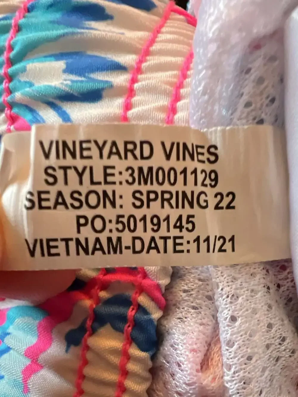 Vineyard Vines Boys Large Chappy Swim Trunks